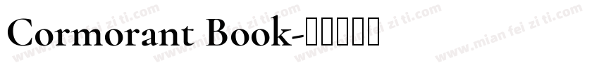 Cormorant Book字体转换